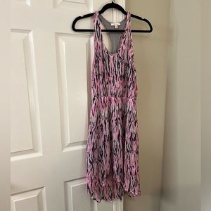 Ella Moss Pink & Black Snake Print Dress